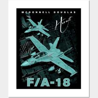 F-18 Hornet Us Air Force Fighterjet Posters and Art